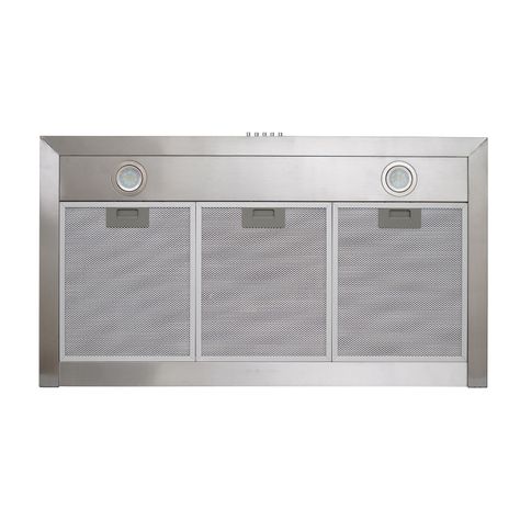 Campana Piramidal Acero Inox 90 cm, 3 Velocidades-3
