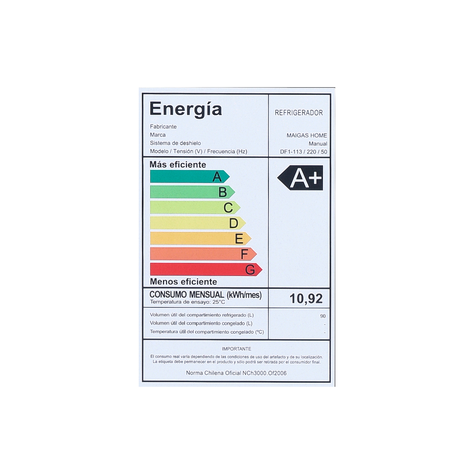 FRIGOBAR 90 LTS-6