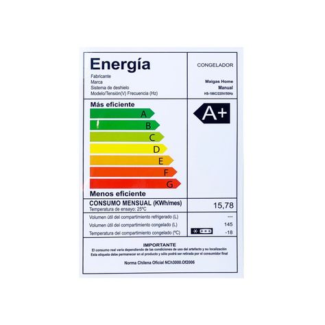 Congelador Dual Tapa Dura 145 litros HS-186C-5