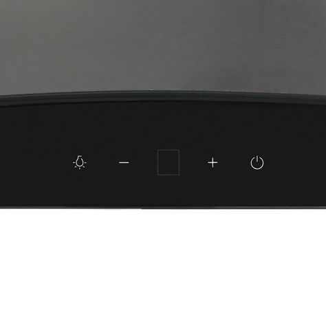 Campana Vidrio Curvo Touch 60 cm, 3 Velocidades-4