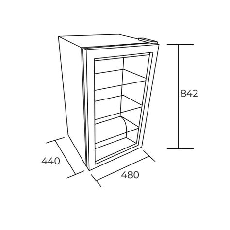Wine cooler para vinos 96 litros-4