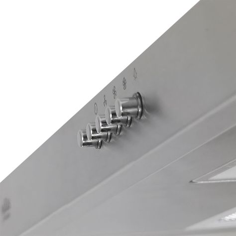 Campana Rectangular Ace Inox 60cm, 3 velocidades-4