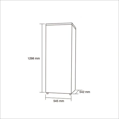 Congelador vertical Gris 6 gavetas 182 Lts. BD182G-2