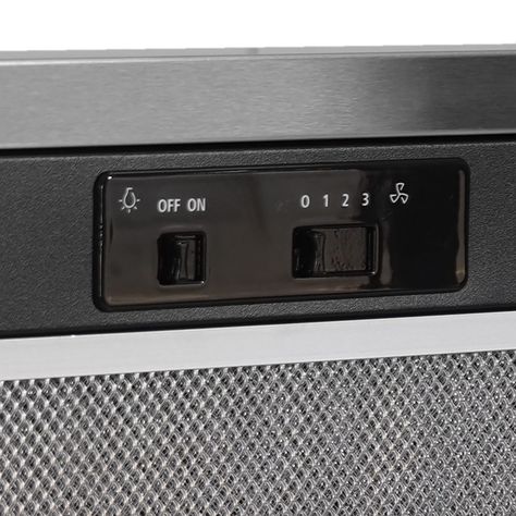 Campana Retractil Negra 60 cm, 3 velocidades-3