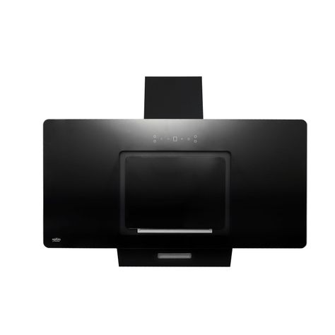 Campana Vidrio Negro Control Touch 90 Cm-0