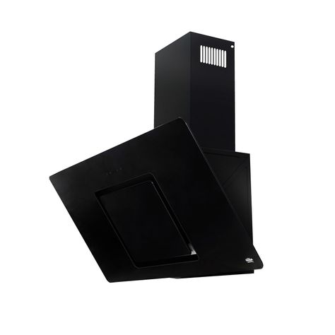 Campana Vidrio Negro Control Touch 90 Cm-1