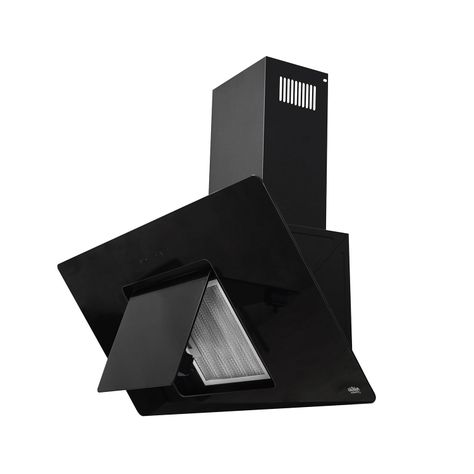 Campana Vidrio Negro Control Touch 90 Cm-2