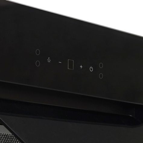 Campana Vidrio Negro Control Touch 90 Cm-3
