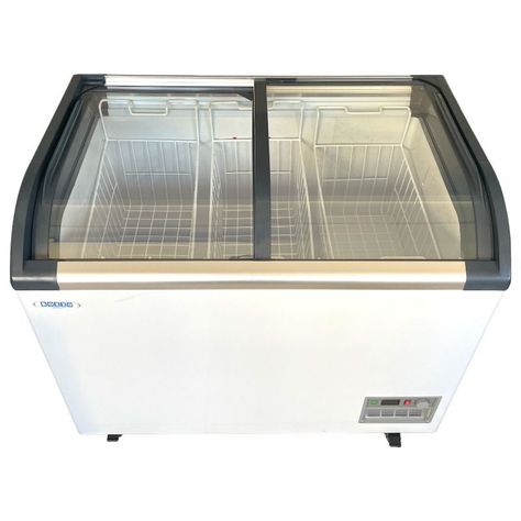 Congeladora vidrio curvo 3 canastillos 320Lts. - Iluminación Led BOZZO-2