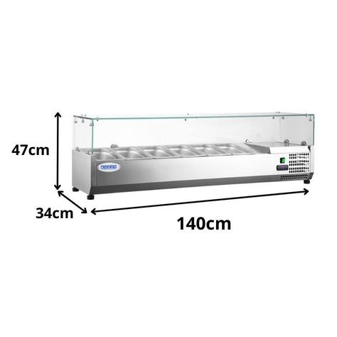 Vitrina Salsera de Sobremesa de 1,40 mts-1