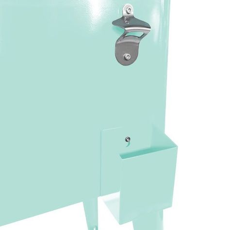 Cooler Retro Metálico Turquesa 60L BOZZO-2