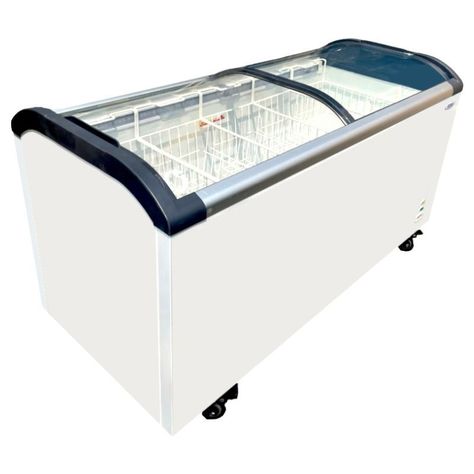 Congeladora vidrio curvo 5 canastillos 520 Lts. - Iluminación Led-0