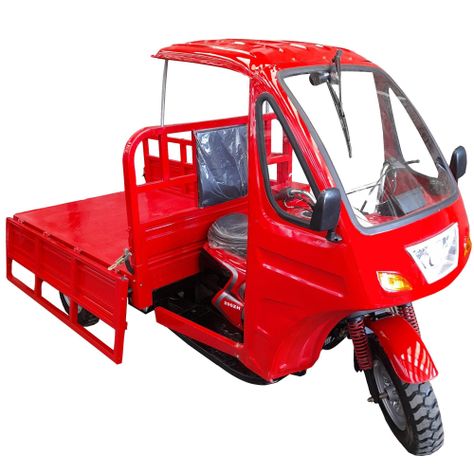 Triciclo de carga con cabina-0