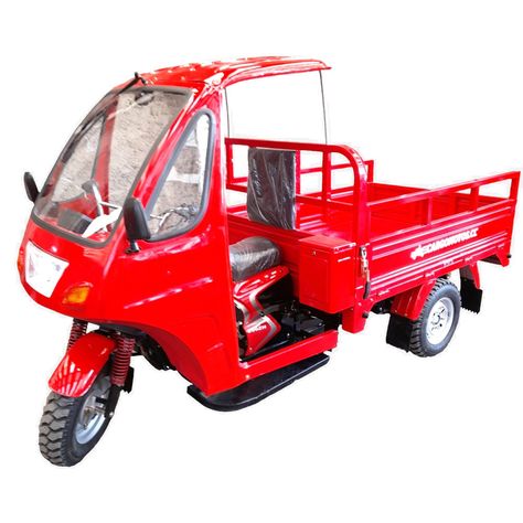 Triciclo de carga con cabina-2