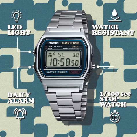 Reloj Unisex Casio A158WA-1DF-4