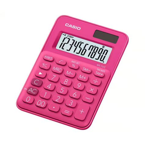 Calculadora Mini de Escritorio Casio MS-7UC-RD-0