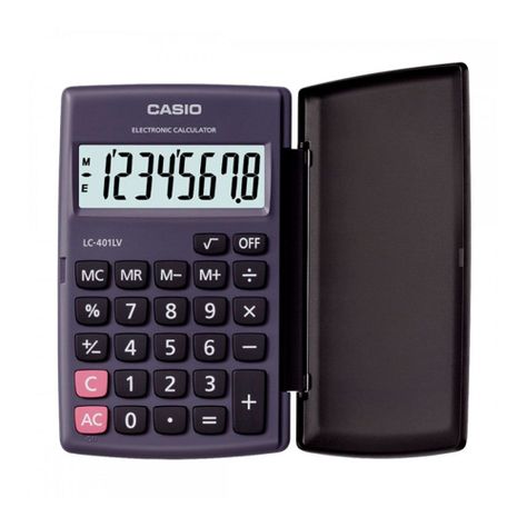 Calculadora Bolsillo Casio LC-401LV-BK-0