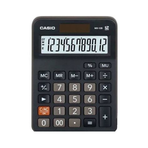 Calculadora Escritorio Casio MX-12B-BK-0