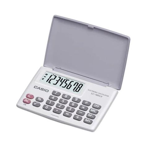 Calculadora Bolsillo Casio LC-160LV-WE-W-DP-0