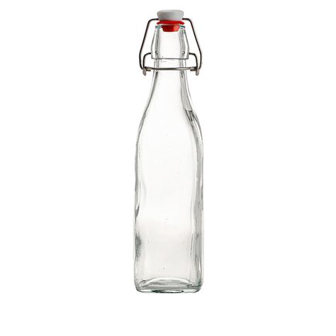 Botella Vidrio Tapa Abatible 1000ml Topsoc-0