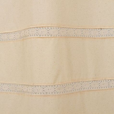 CORTINA DE BAÑO 5 PIEZAS CREA CRUDO 180X180 CMS.-3