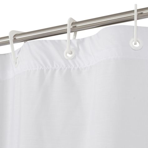 Cortina de baño color blanco bolillo 180 x 180 cms-2