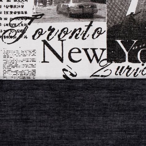 CORTINA DE BAÑO NEGRO DISEÑO DIARIO 200 X 200 CMS-2