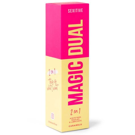 Magic Dual Caramelo - Aceite para masajes & Lubricantes.-1
