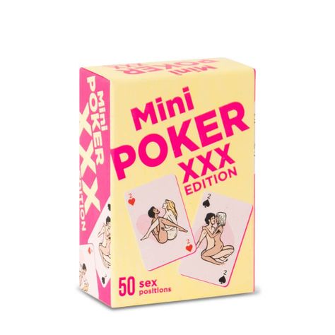 Mini Poker XXX Edition - 50 cartas con posiciones sexuales-0