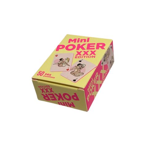 Mini Poker XXX Edition - 50 cartas con posiciones sexuales-1