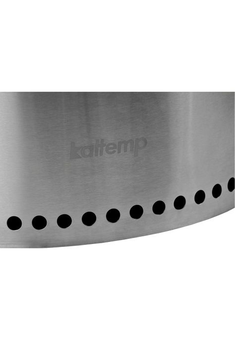 Brasero K-Fire + Base Kaltemp Sin Humo Acero Inoxidable-5