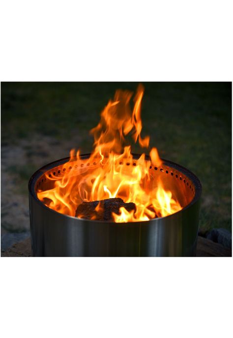 Brasero K-Fire Negro + Base Kaltemp Sin Humo Acero Inoxidable-6