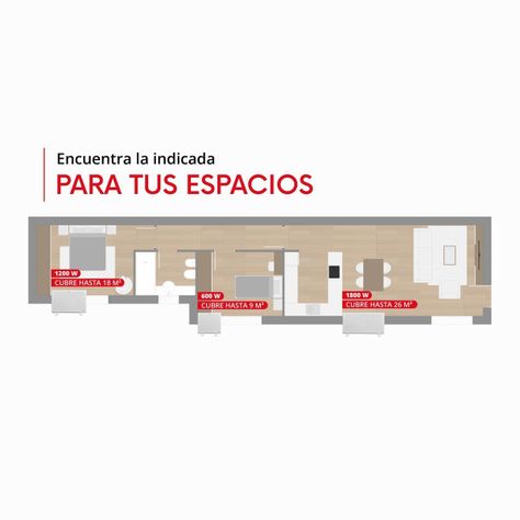 Estufa Calefactor Eléctrico Wally One O 1800 Wifi-6