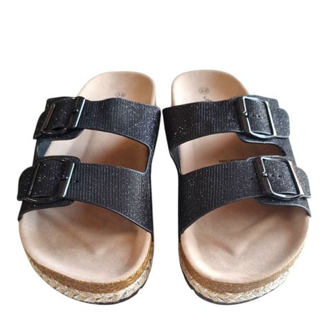 SANDALIAS DOBLE CORREA MUJER NEGRAS-3