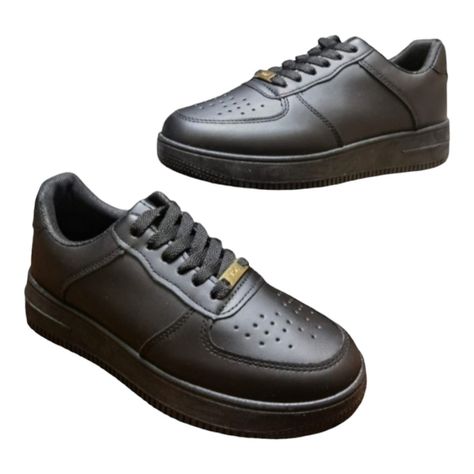 ZAPATILLA ESCOLAR UNISEX NEGRA-0