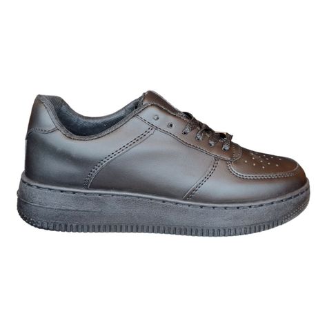 ZAPATILLA ESCOLAR UNISEX NEGRA-2