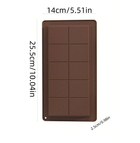 Molde Chocolate Dubai / Molde Barra De Chocolate De Silicón-6