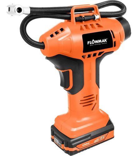 Compresor De Aire 18v Con Batería, Marca Flowmak-1
