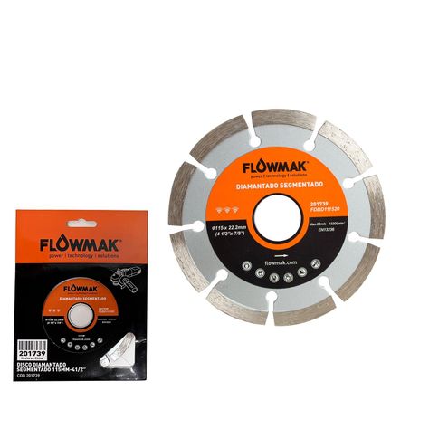 Disco diamantado 4,5 pulgadas segmentado Flowmak-1
