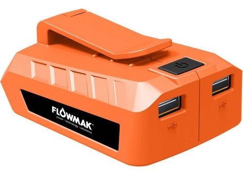 Cargador De Respaldo Portátil Doble Usb 18v, Marca Flowmak-0
