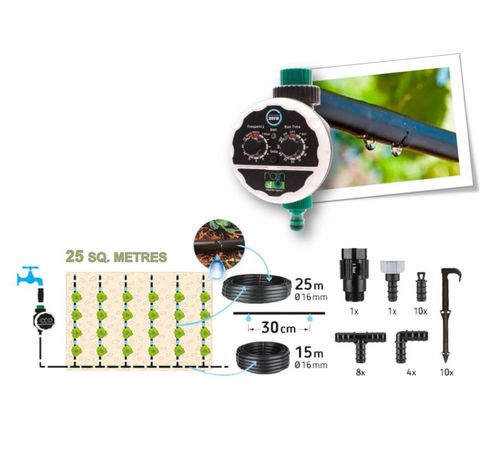 Kit De Riego Para Huertas - Para 25 M2-1