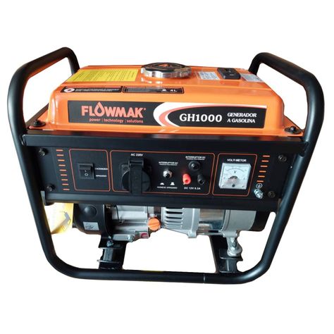Generador Eléctrico a Gasolina Flowmak 800W 220V GH1000-0