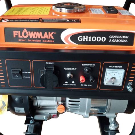 Generador Eléctrico a Gasolina Flowmak 800W 220V GH1000-1