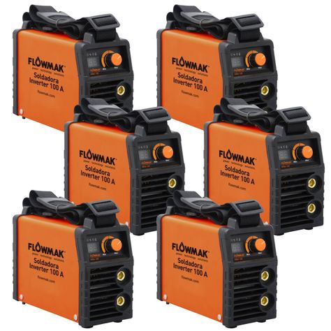 Pack 6 Soldadoras 100 Amperes Flowmak-0