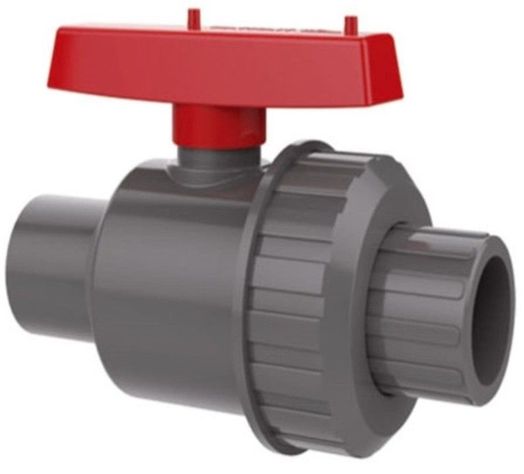 Válvula De Bola Pvc-u 50mm Para Cementar-1