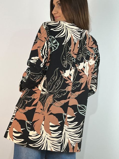 BLAZER RECTO ESTAMPADO -2