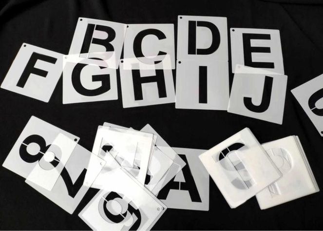 Plantillas Reutilizables Para Letras Y Números De 18.5 Cm-4