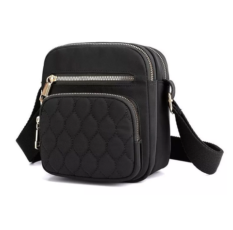 Cartera Tipo Bandolera Elegante Moda Negro-0