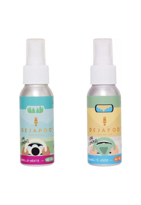 Eau De Car Spray Auto Dejapoo Vainilla-menta -bambu-té Verde-0