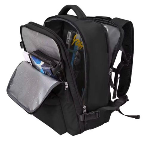 Mochila Viral de Viaje Notebook Multifunción Negocio Oficina Azul-1